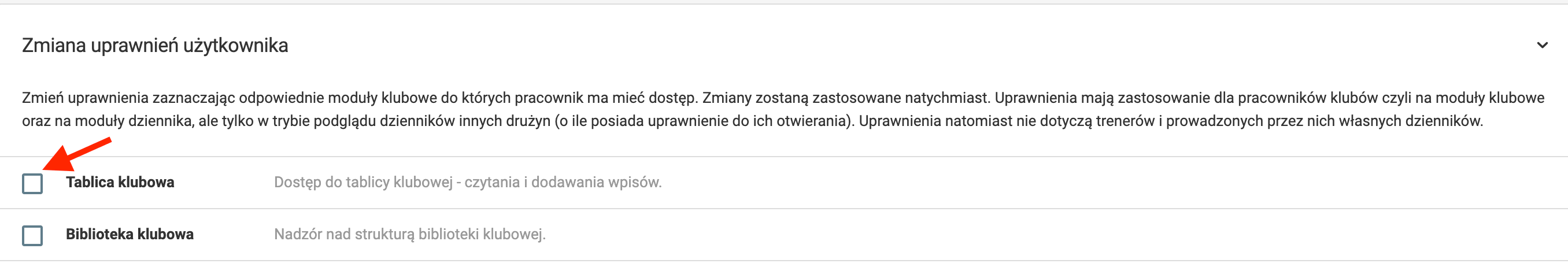 Moduły uprawnień