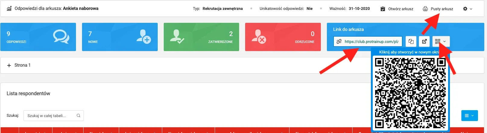 Form link
