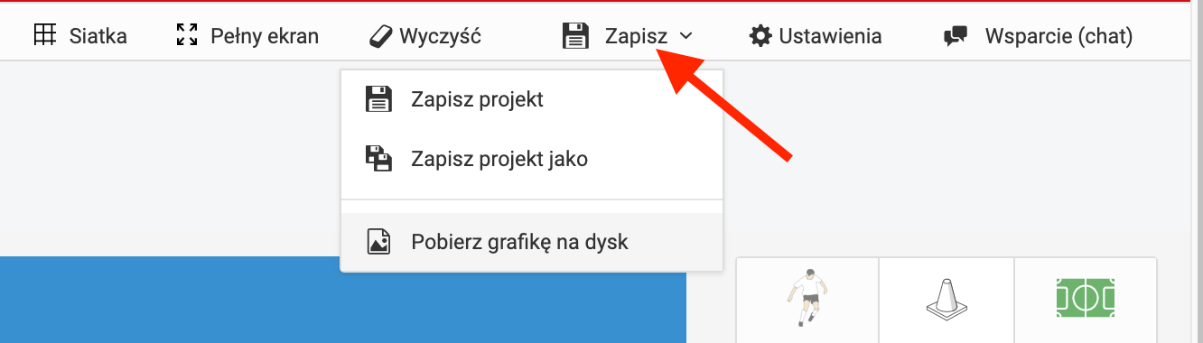 Zapisywanie rysunków